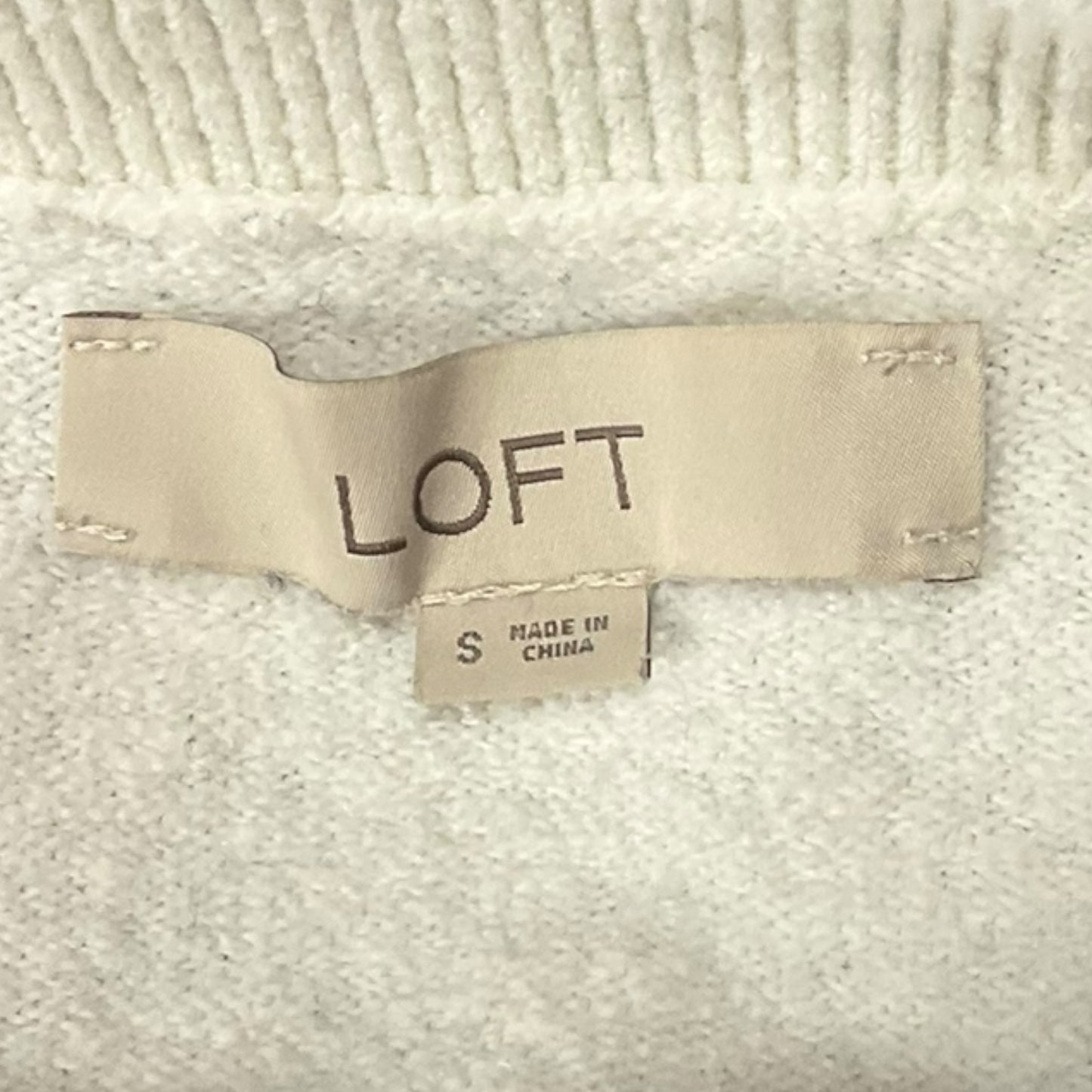 Sweater By Loft In Black & White, Size: S
