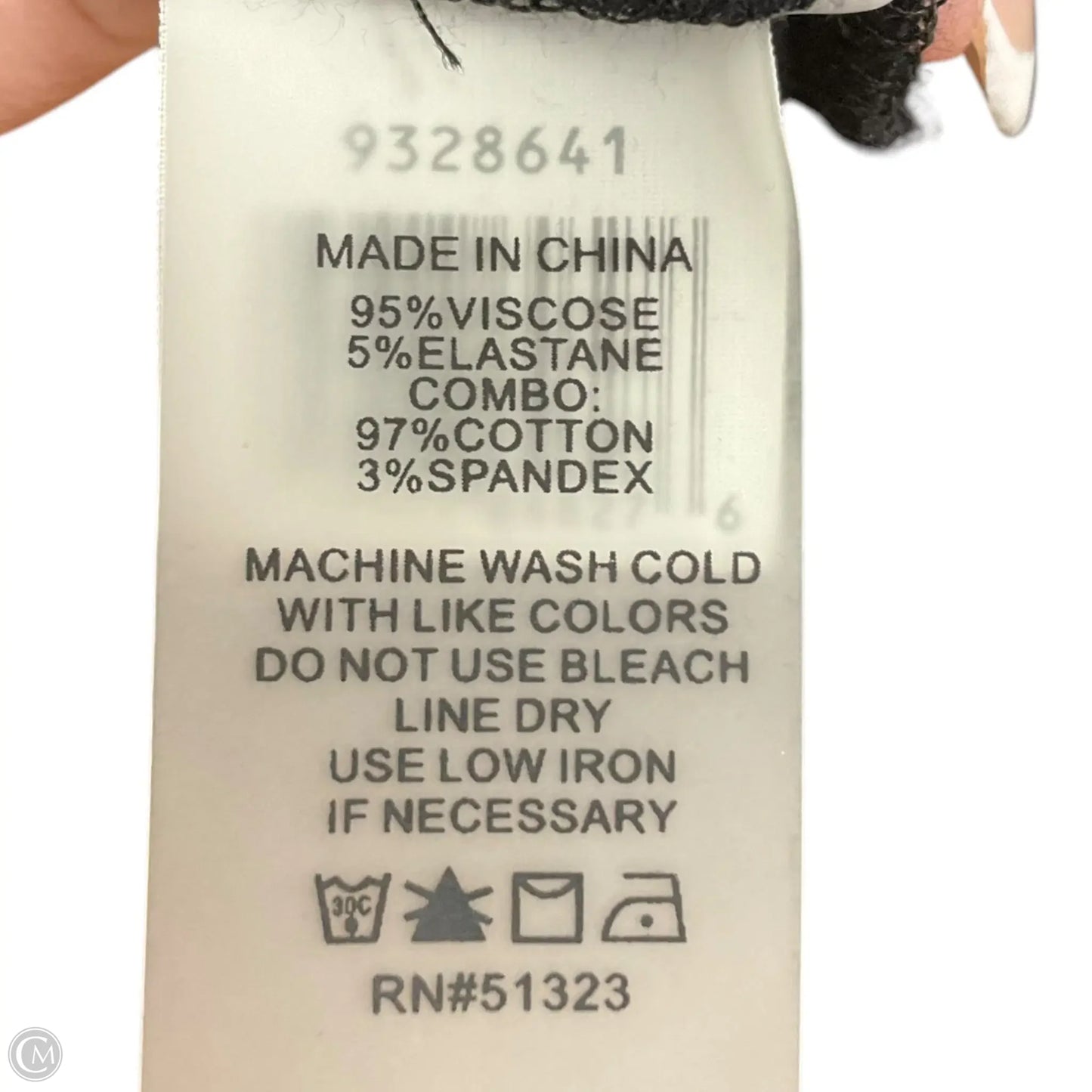 Top Long Sleeve By Vince Camuto In Black, Size: L