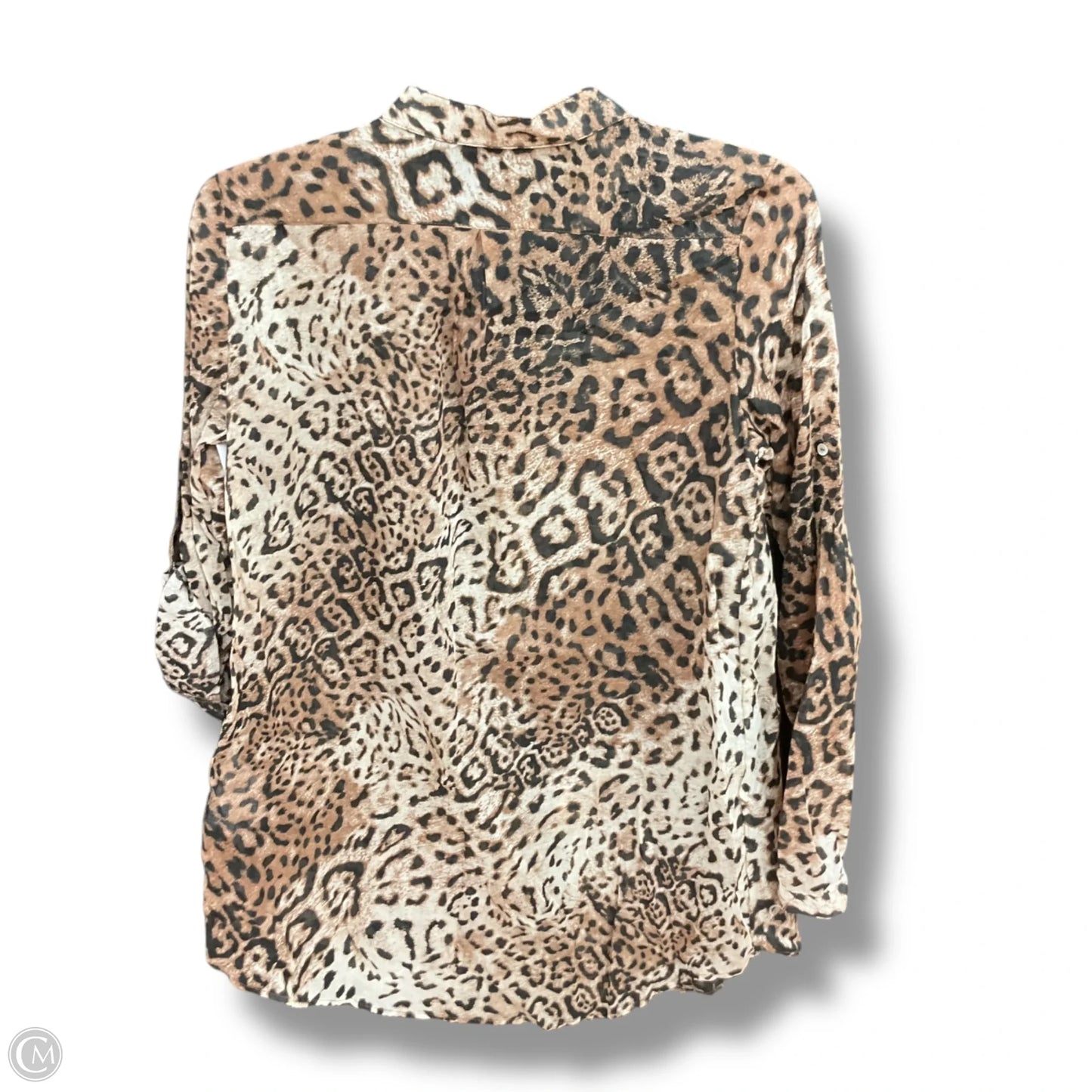 Blouse 3/4 Sleeve By Zara In Animal Print, Size: S