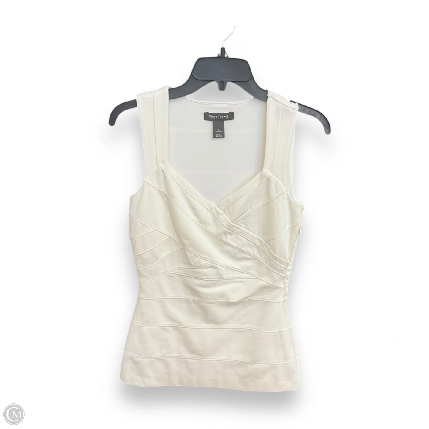 Top Sleeveless By White House Black Market In White, Size: Xs