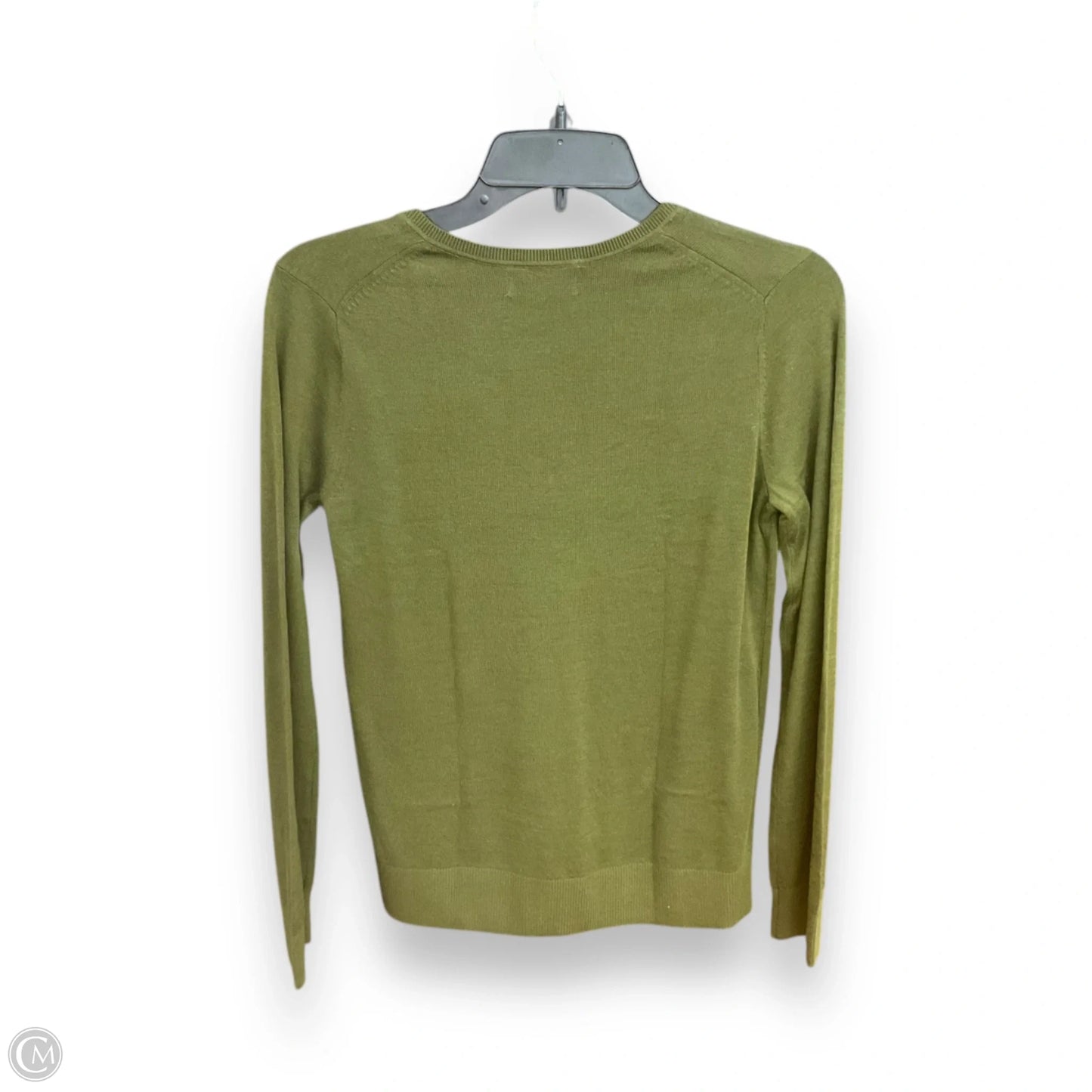 Top Long Sleeve By Banana Republic In Green, Size: Xs