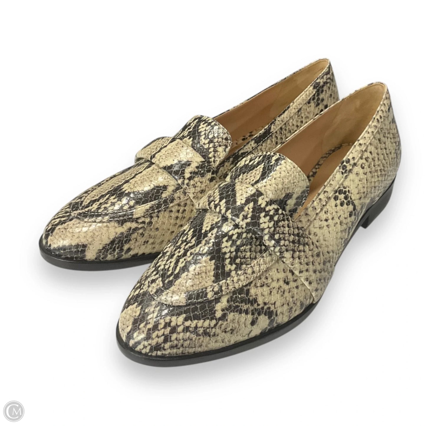 Shoes Flats By Clothes Mentor In Snakeskin Print, Size: 7