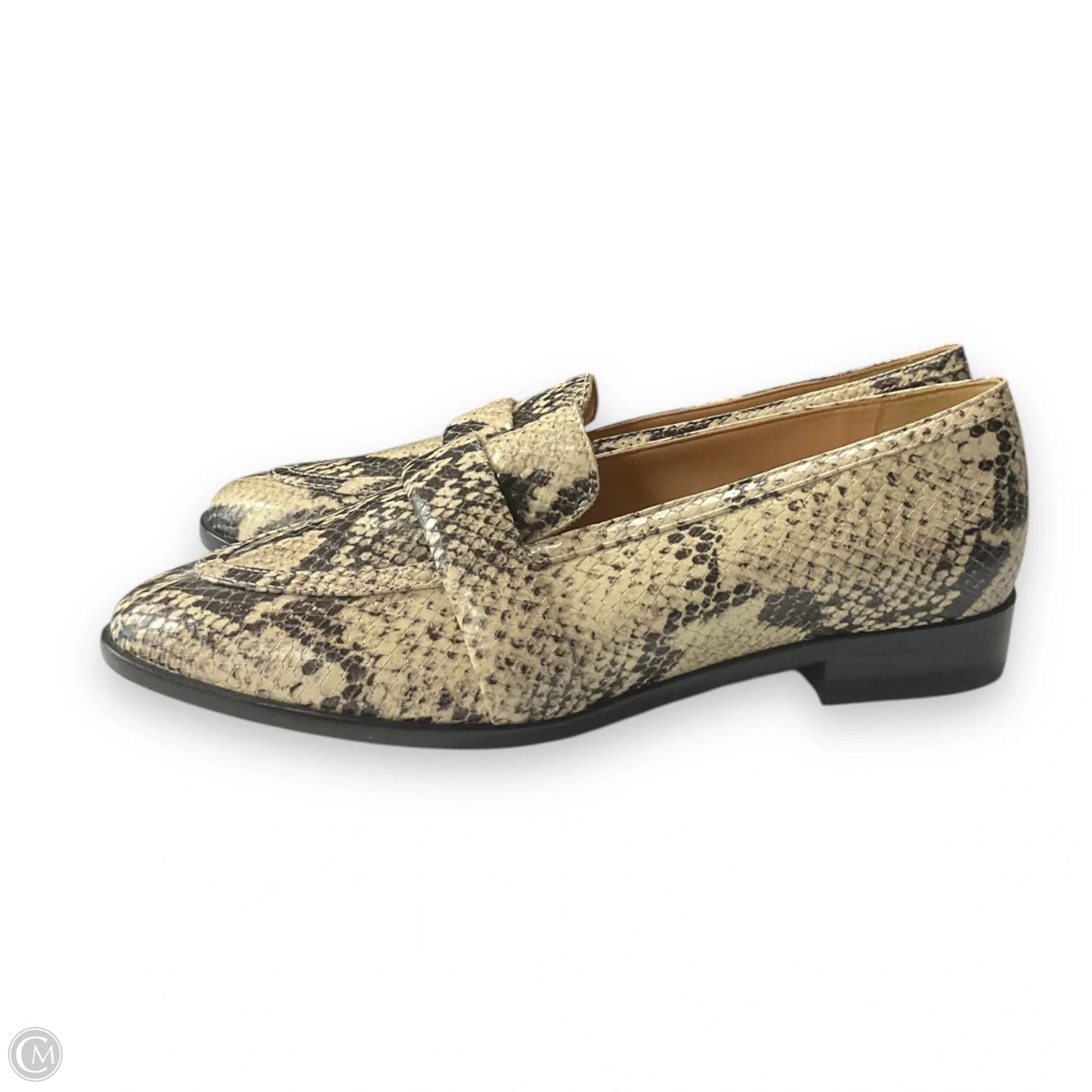 Shoes Flats By Clothes Mentor In Snakeskin Print, Size: 7