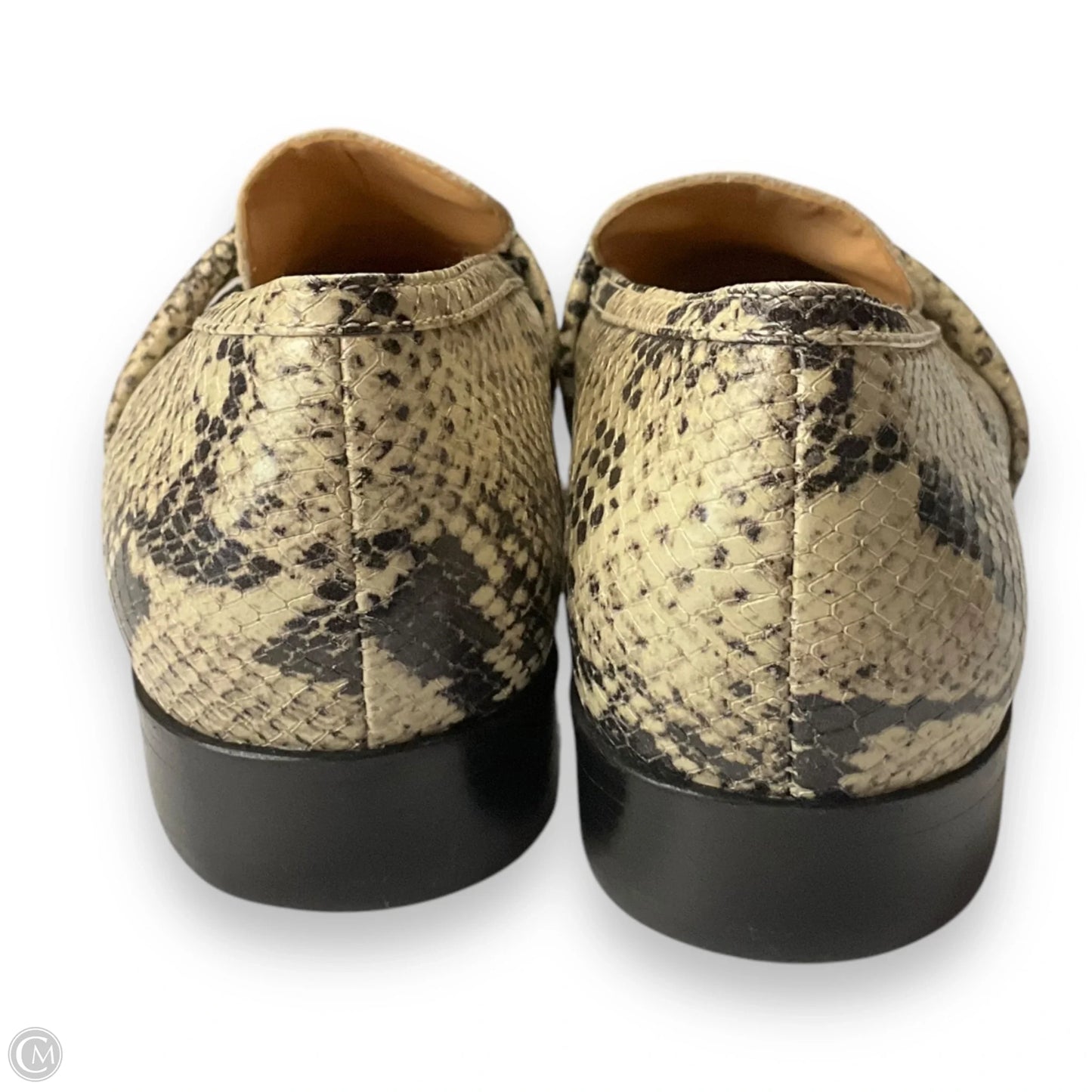 Shoes Flats By Clothes Mentor In Snakeskin Print, Size: 7