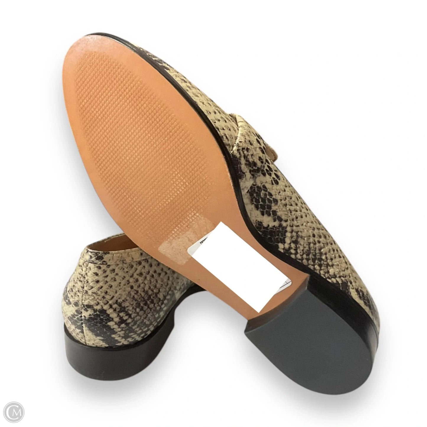 Shoes Flats By Clothes Mentor In Snakeskin Print, Size: 7