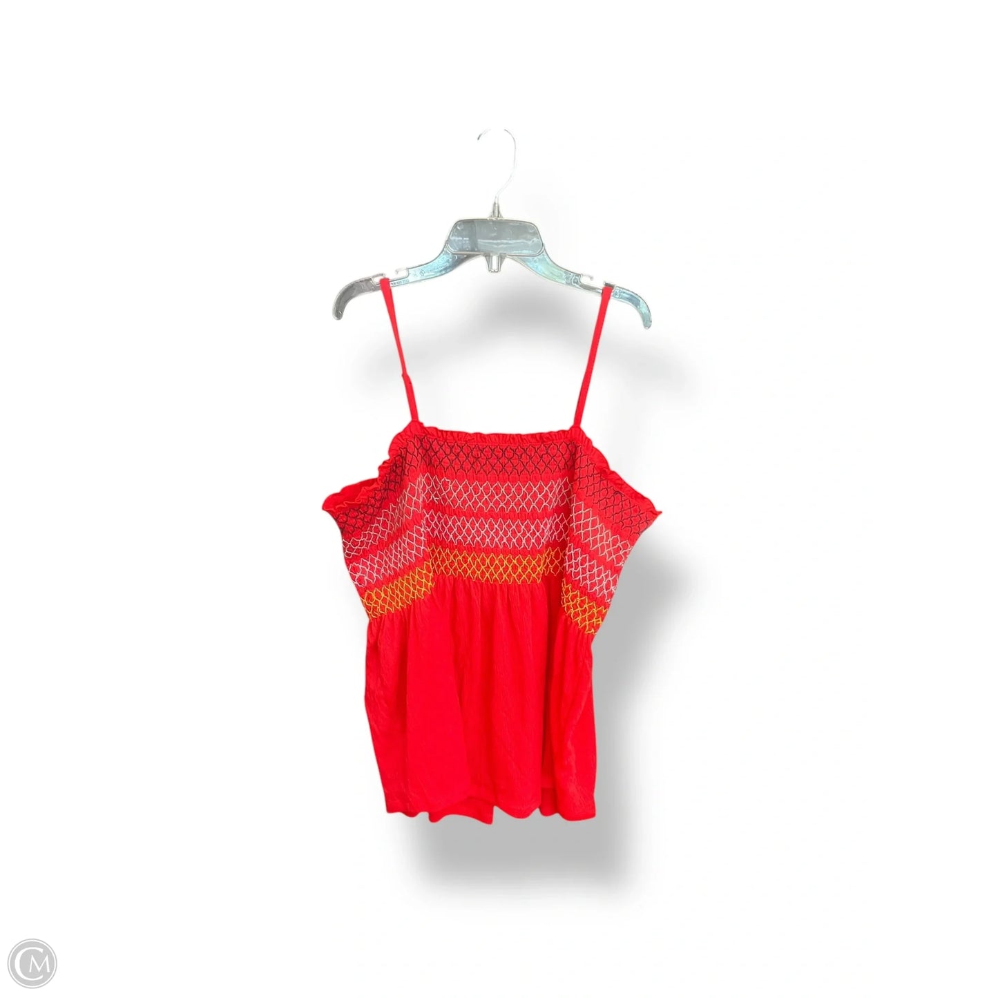 Top Sleeveless By No Boundaries In Red, Size: 3x