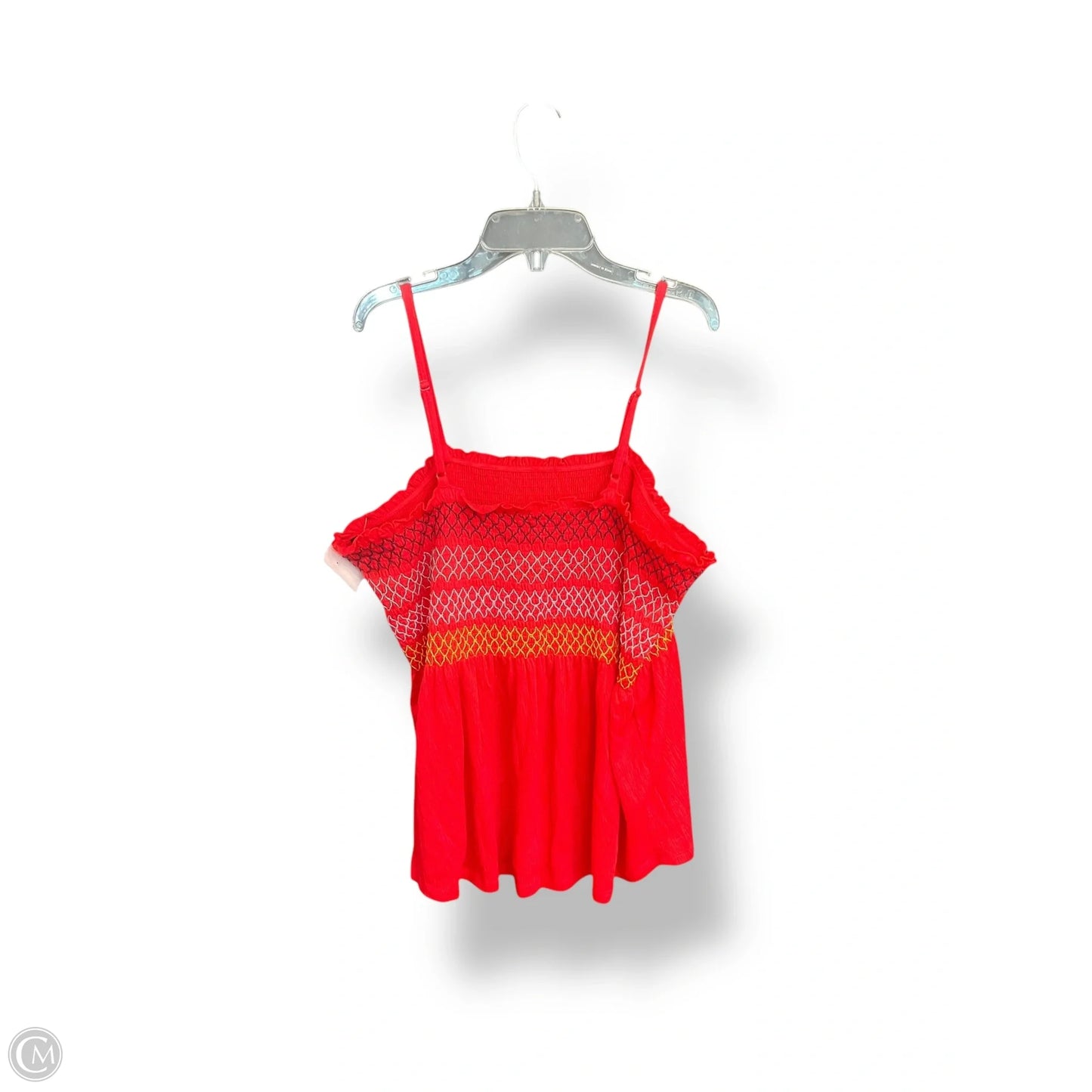 Top Sleeveless By No Boundaries In Red, Size: 3x