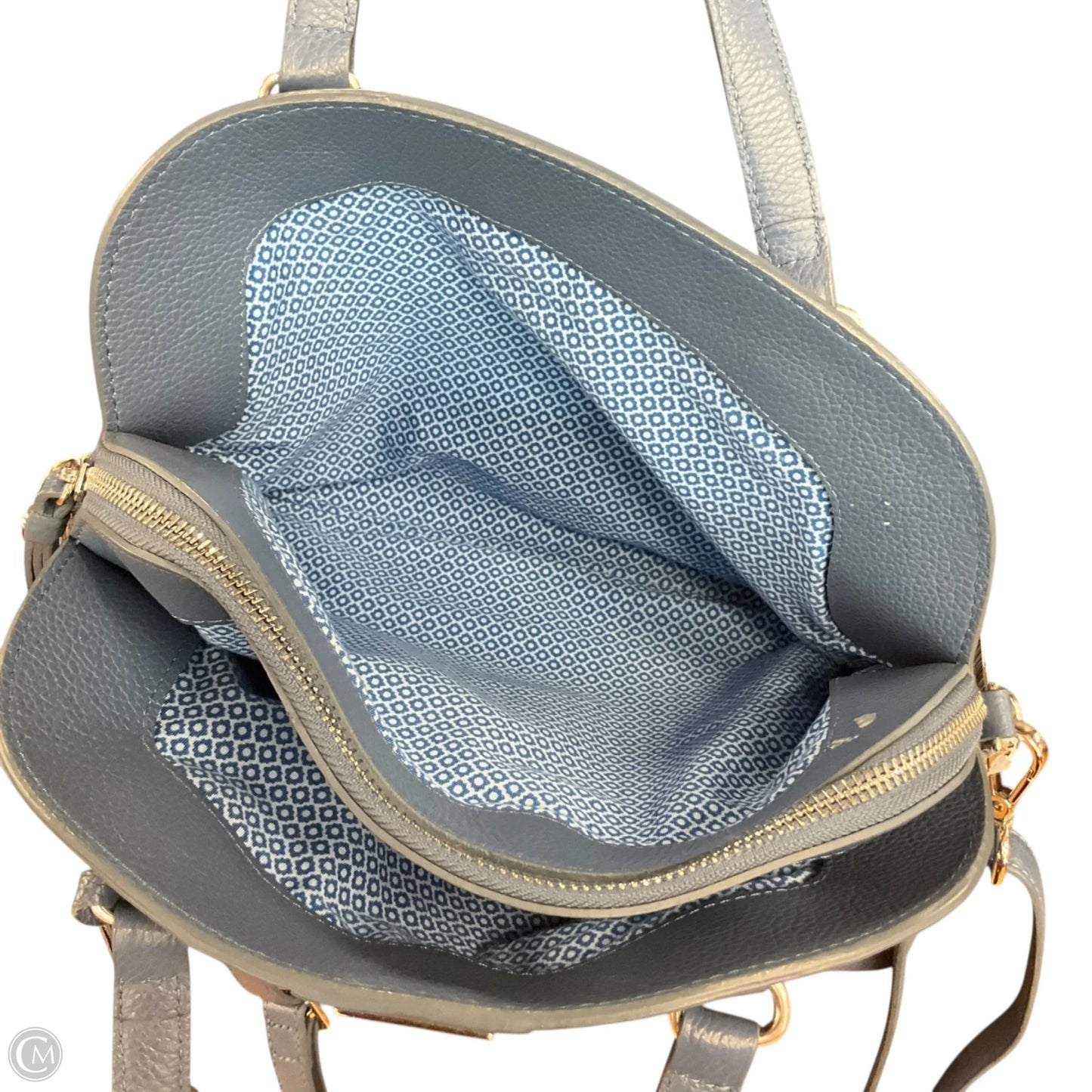 Handbag Leather By Brighton, Size: Medium