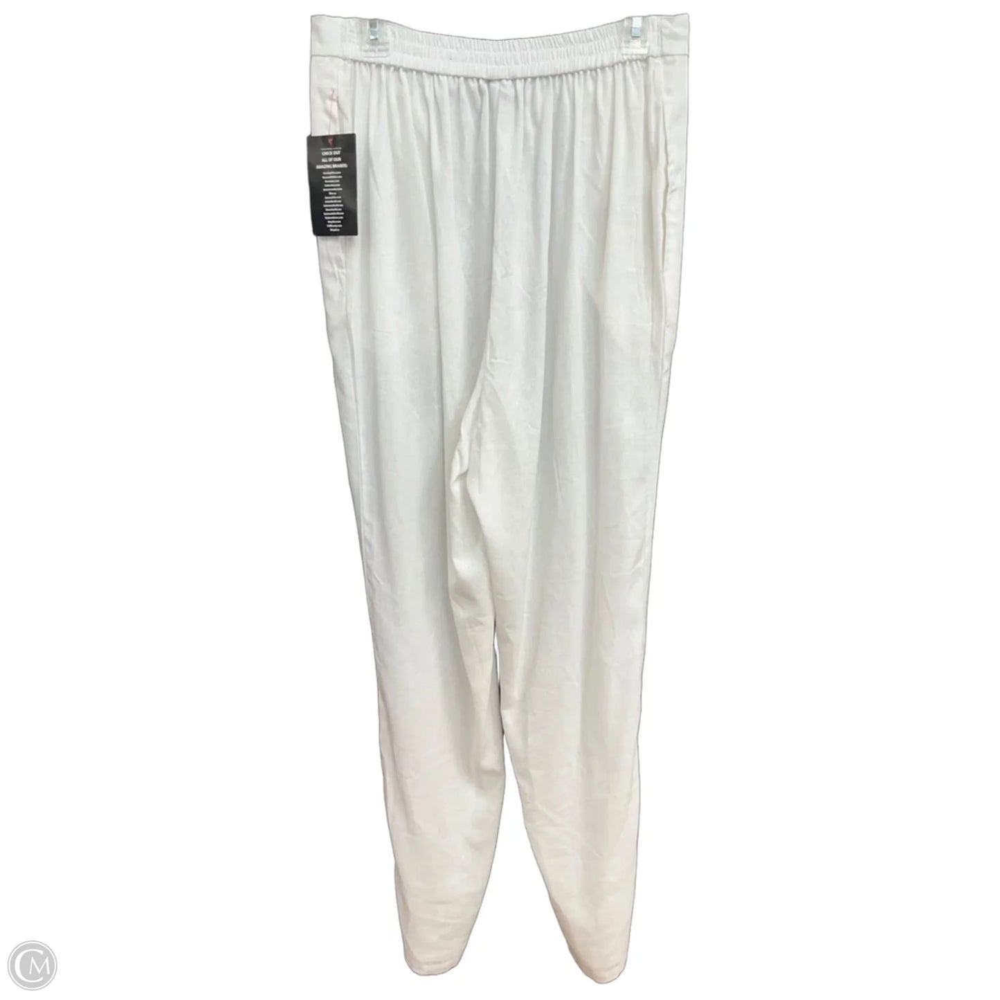 Pants Linen By Woman Within In White, Size: 12