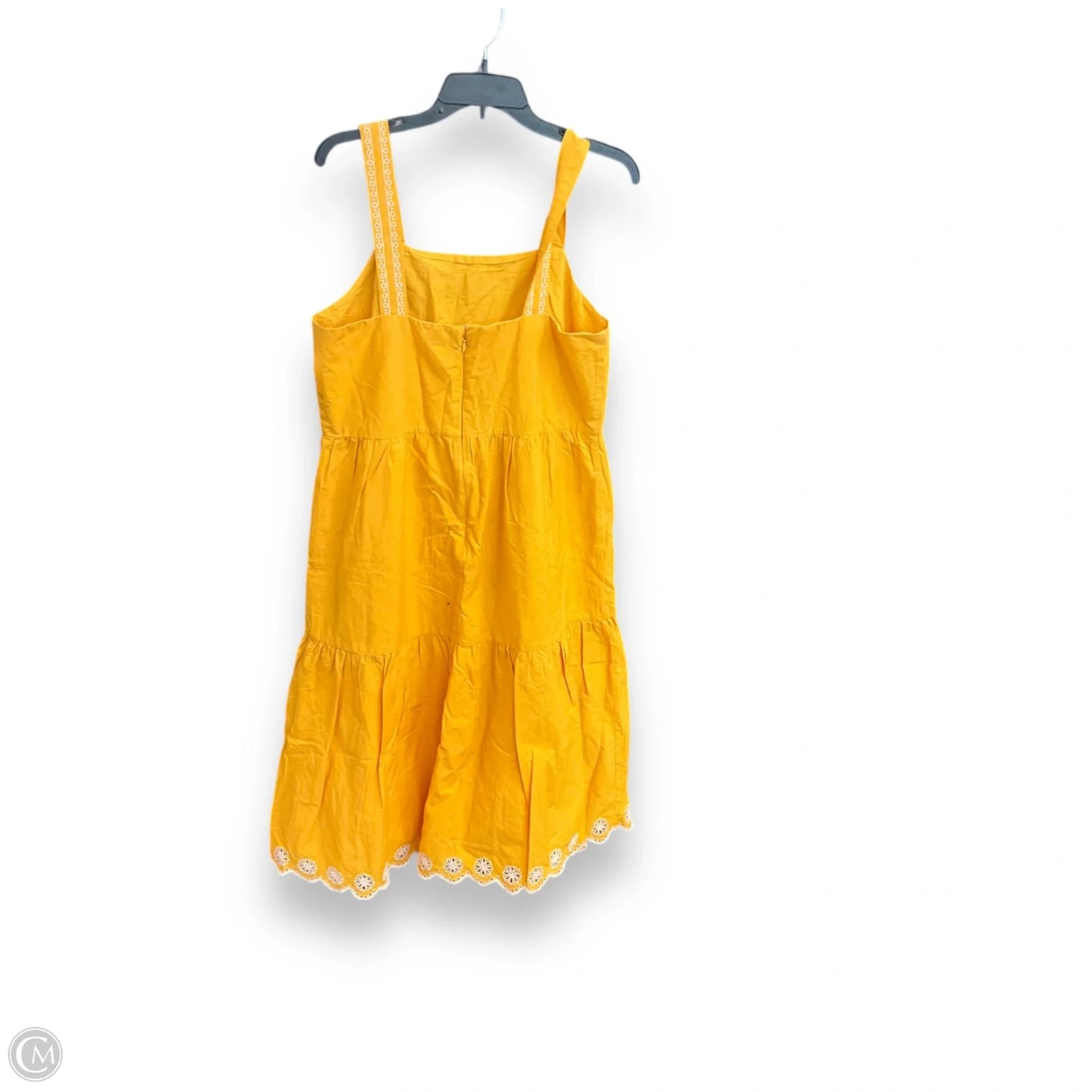 Dress Casual Maxi By J. Crew In Yellow, Size: L