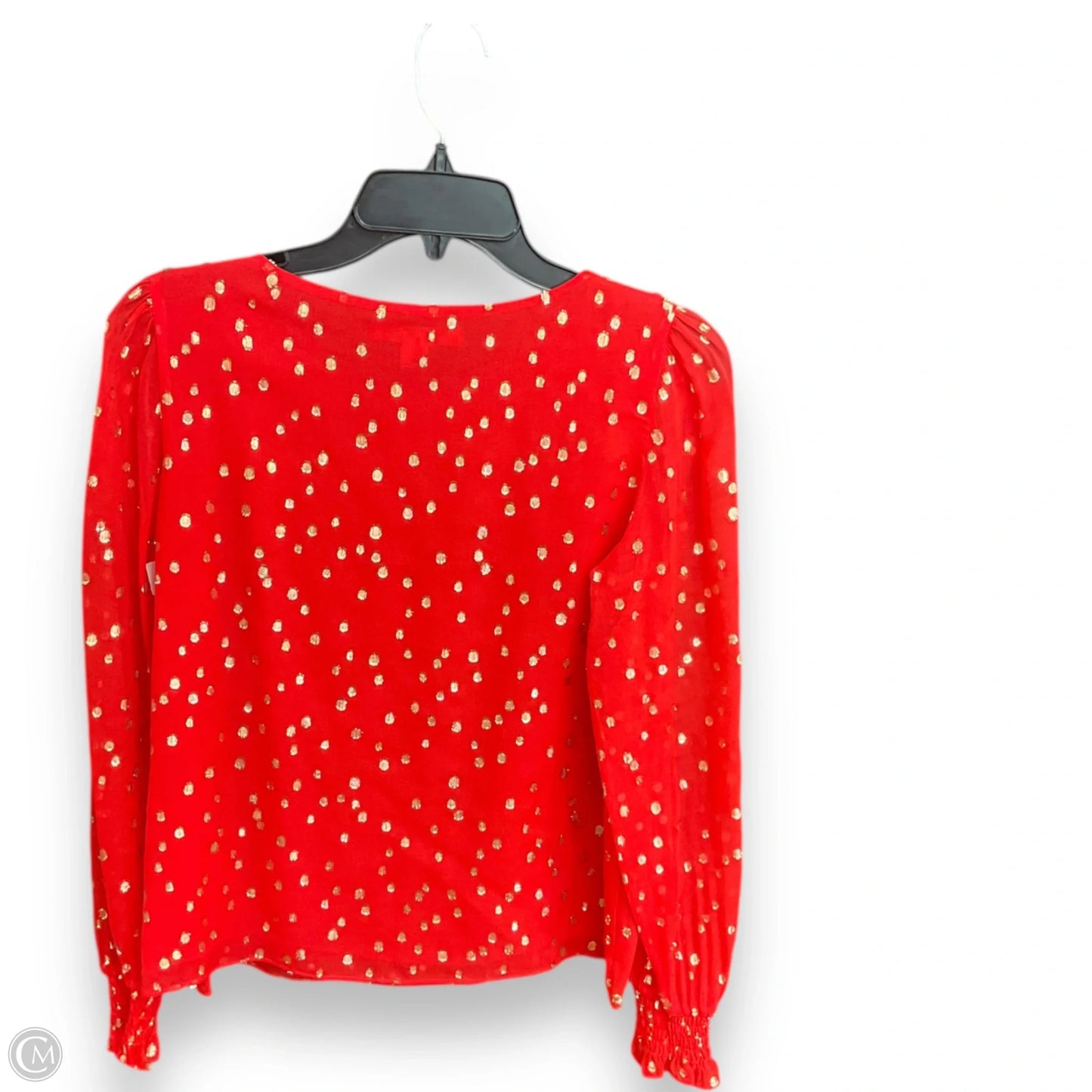 Top Long Sleeve Designer By Lilly Pulitzer In Red, Size: Xs