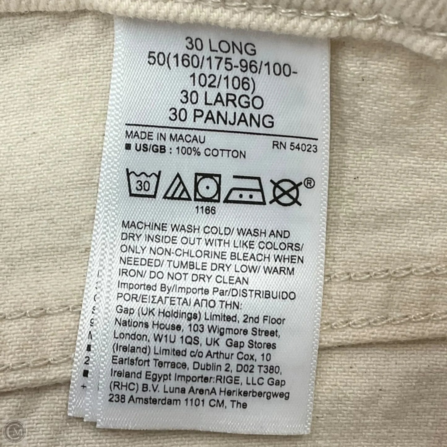 Pants Other By Banana Republic In Cream Denim, Size: 10