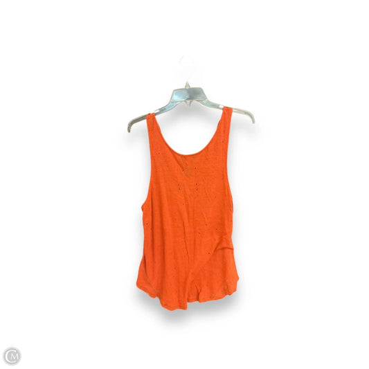 Top Sleeveless By We The Free In Orange, Size: M