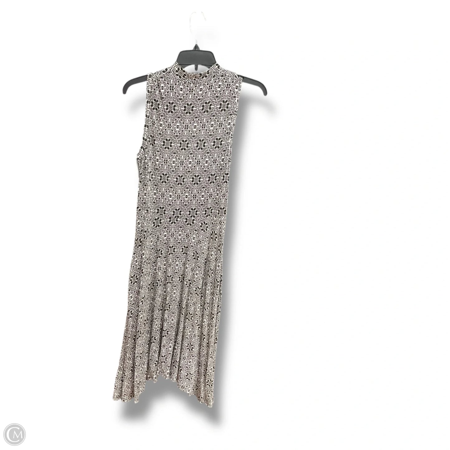 Dress Casual Midi By Maeve In Black & White, Size: S