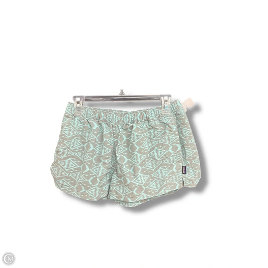 Athletic Shorts By Patagonia In Blue & Grey, Size: M