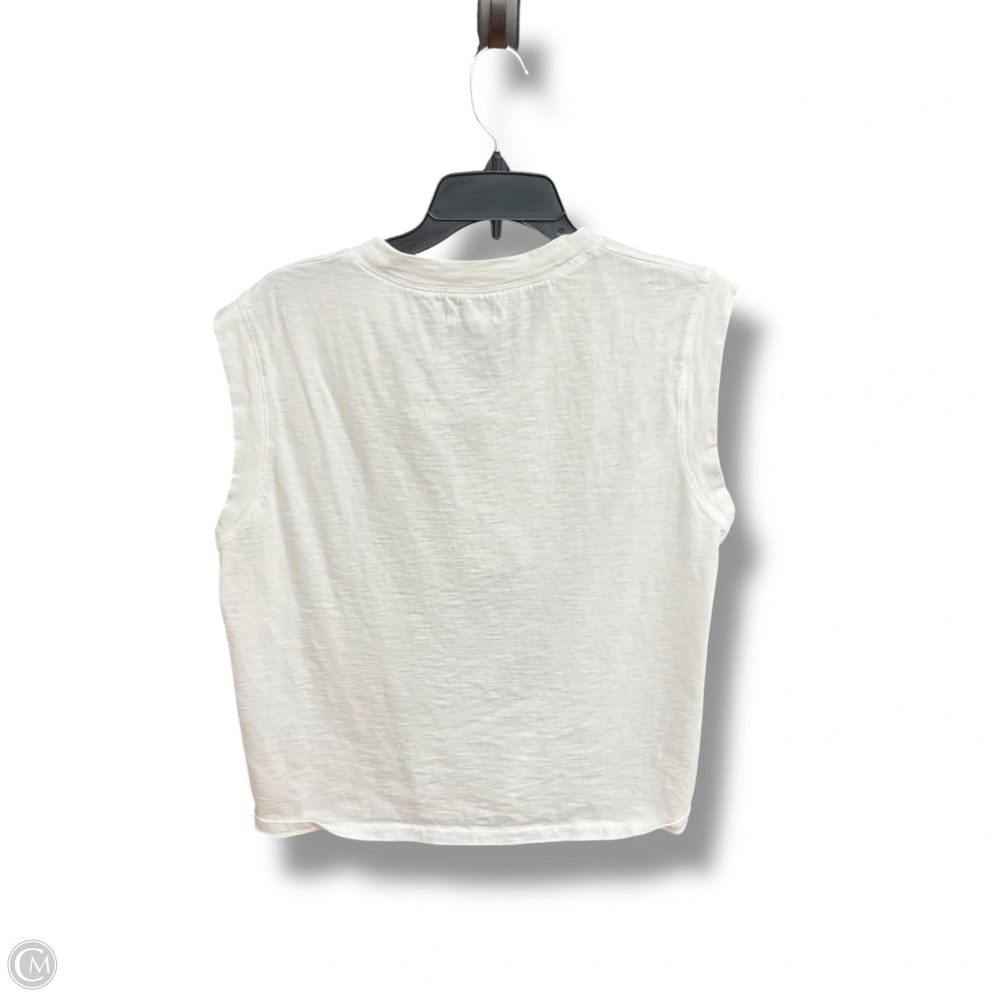 Top Sleeveless By Madewell In White, Size: S