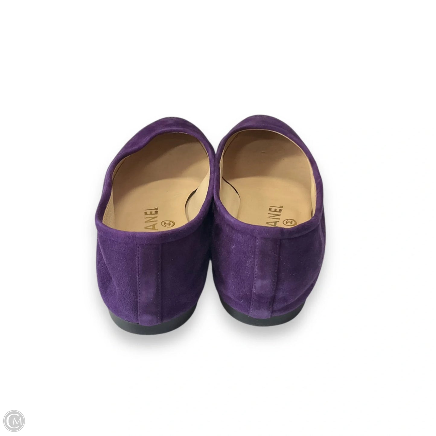 Shoes Luxury Designer By Chanel In Purple, Size: 7