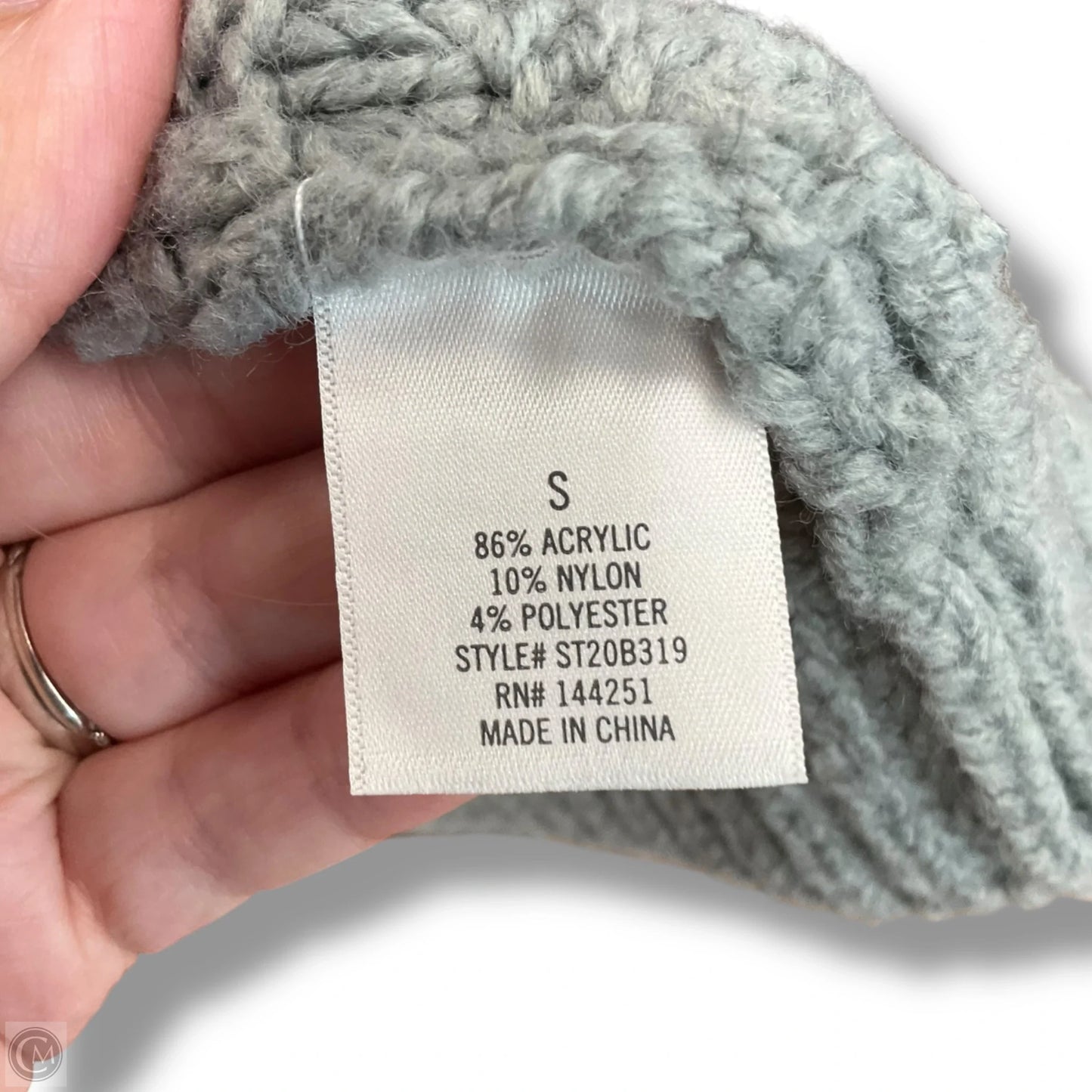 Sweater Cardigan By Francesca's In Grey, Size: S