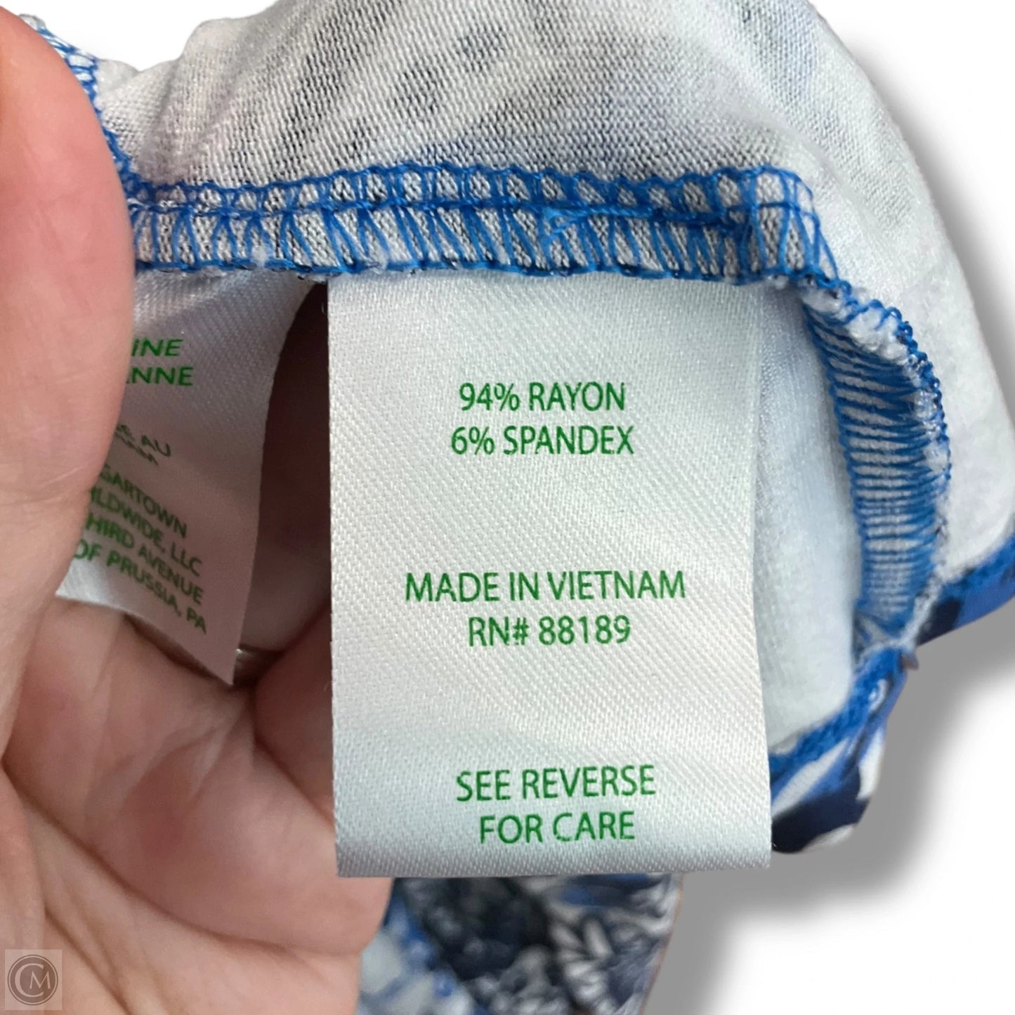 Dress Designer By Lilly Pulitzer In Blue & White, Size: Xs
