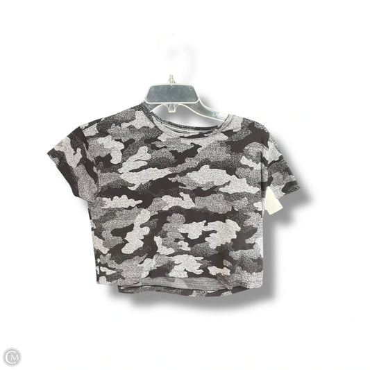 Athletic Top Short Sleeve By Lululemon In Grey, Size: S