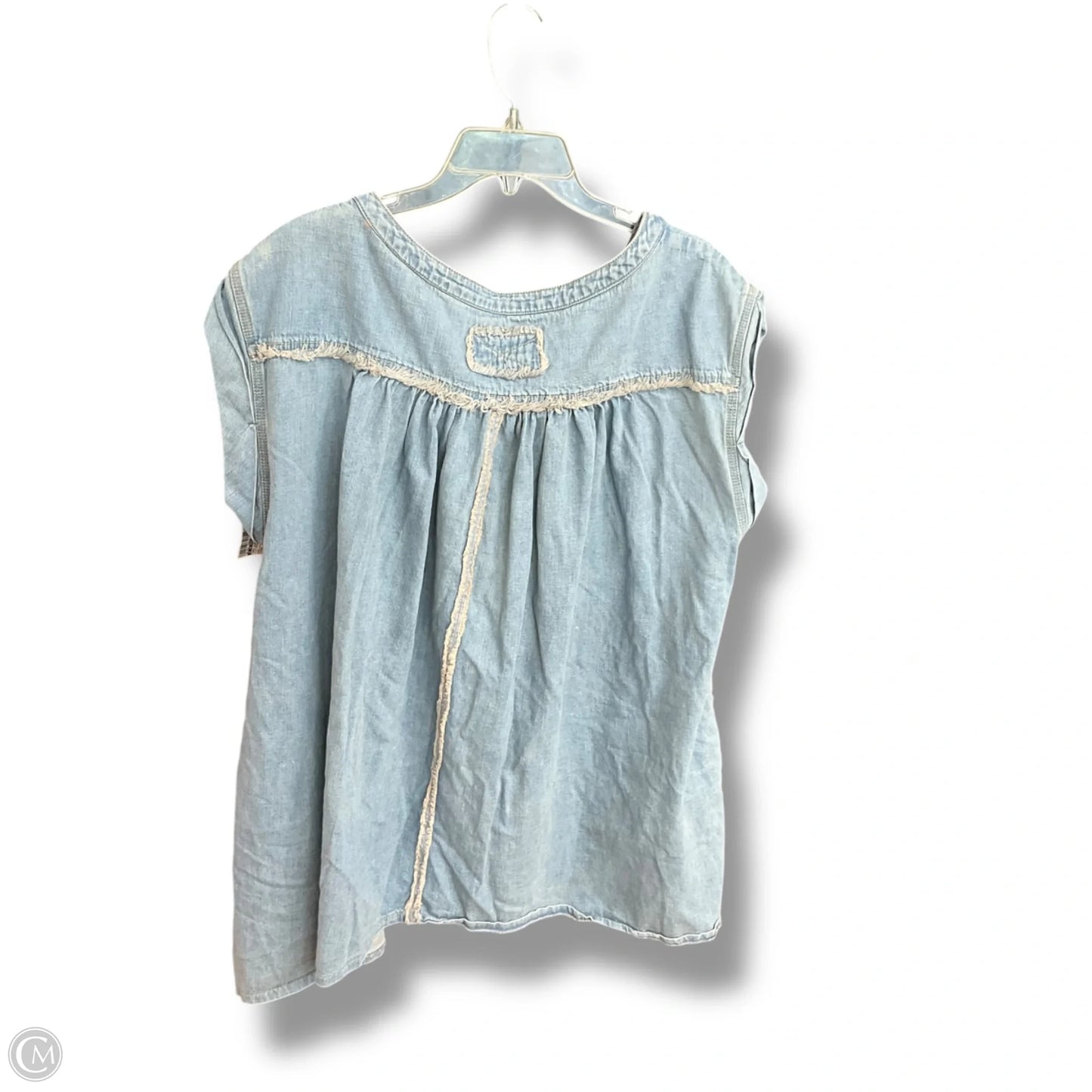 Tunic Sleeveless By We The Free In Blue Denim, Size: M