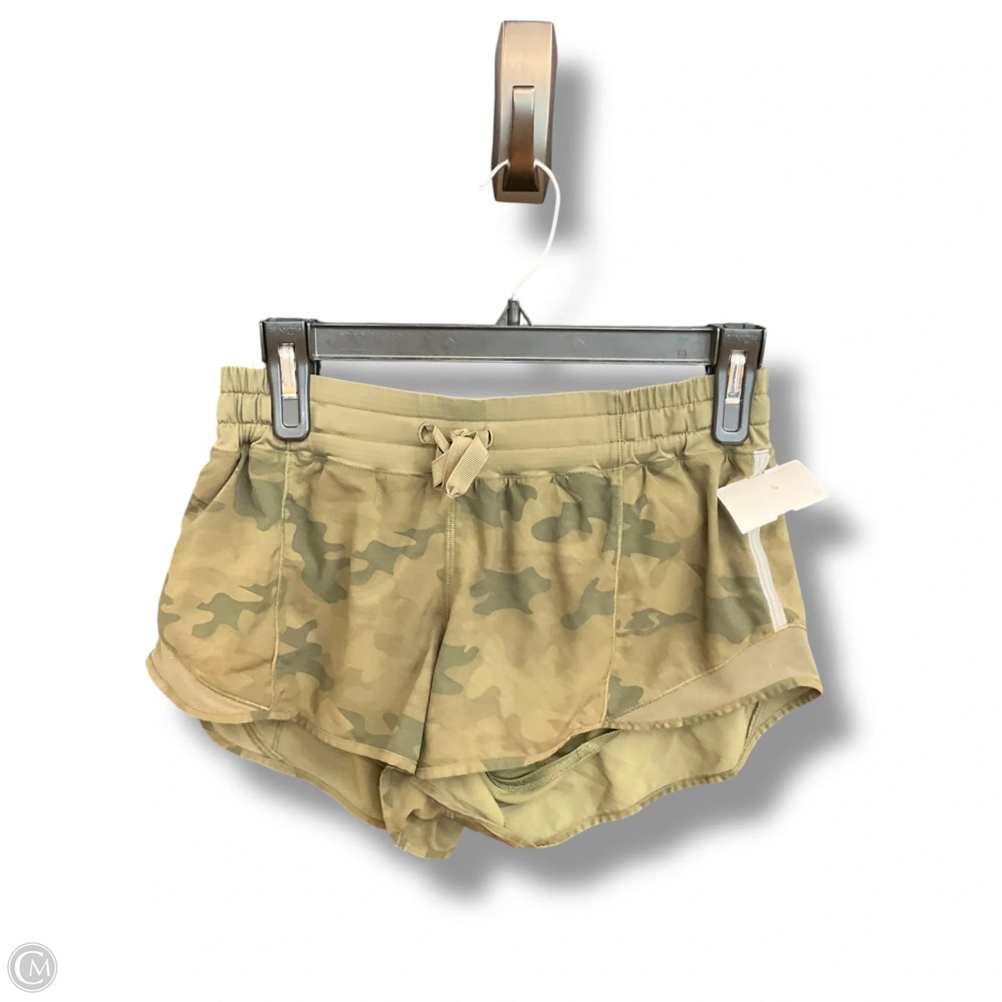 Athletic Shorts By Lululemon In Camouflage Print, Size: 6