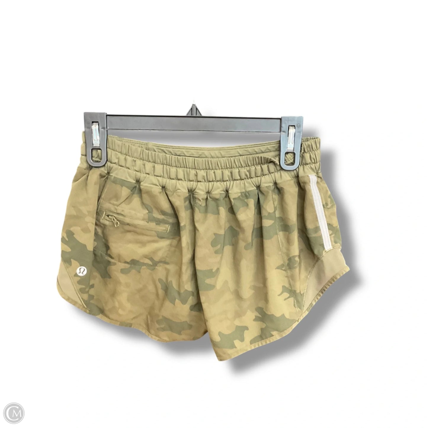 Athletic Shorts By Lululemon In Camouflage Print, Size: 6