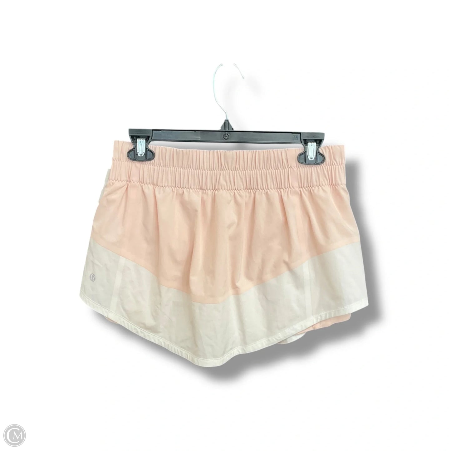 Athletic Skort By Lululemon In Pink & White, Size: 8