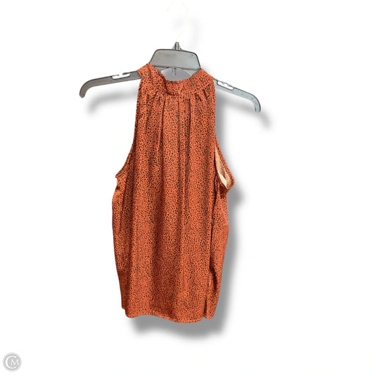Top Sleeveless By Liverpool In Brown, Size: M