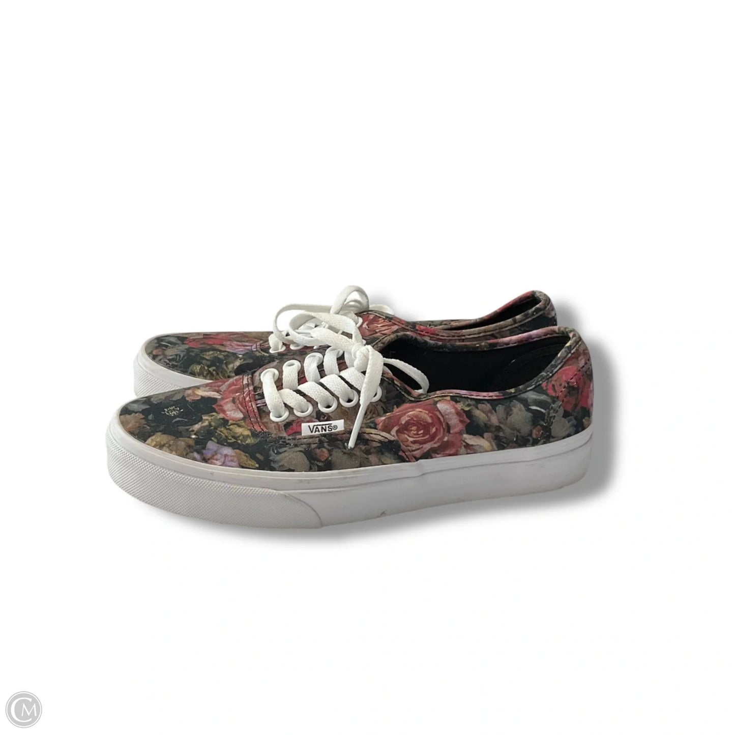 Shoes Sneakers By Vans In Floral Print, Size: 8