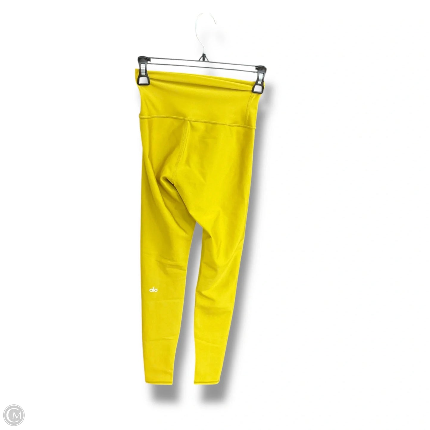 Athletic Leggings By Alo In Yellow, Size: Xs