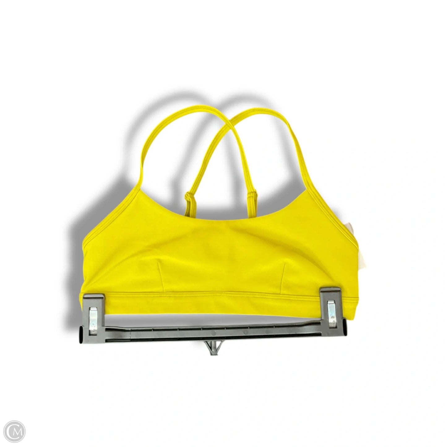 Athletic Bra By Alo In Yellow, Size: Xs