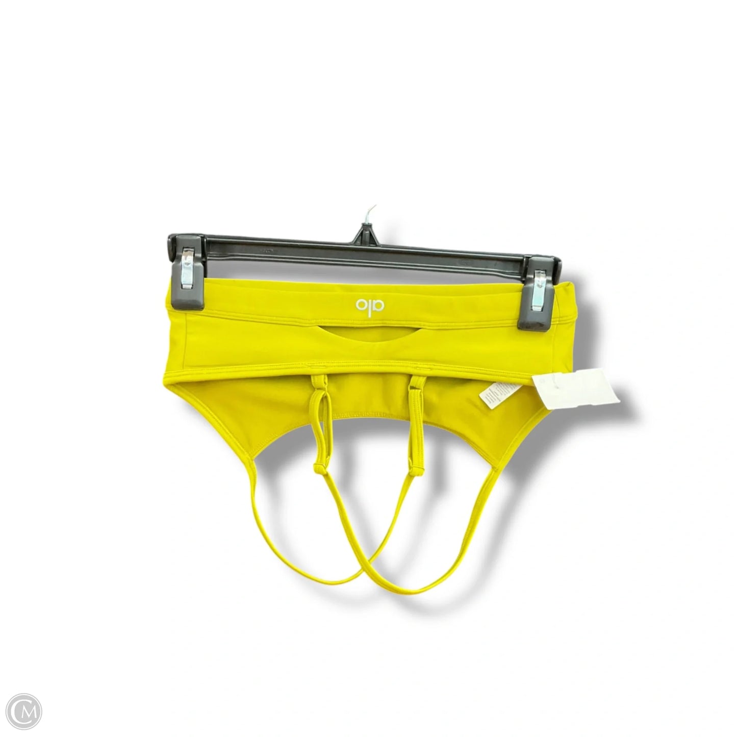 Athletic Bra By Alo In Yellow, Size: Xs