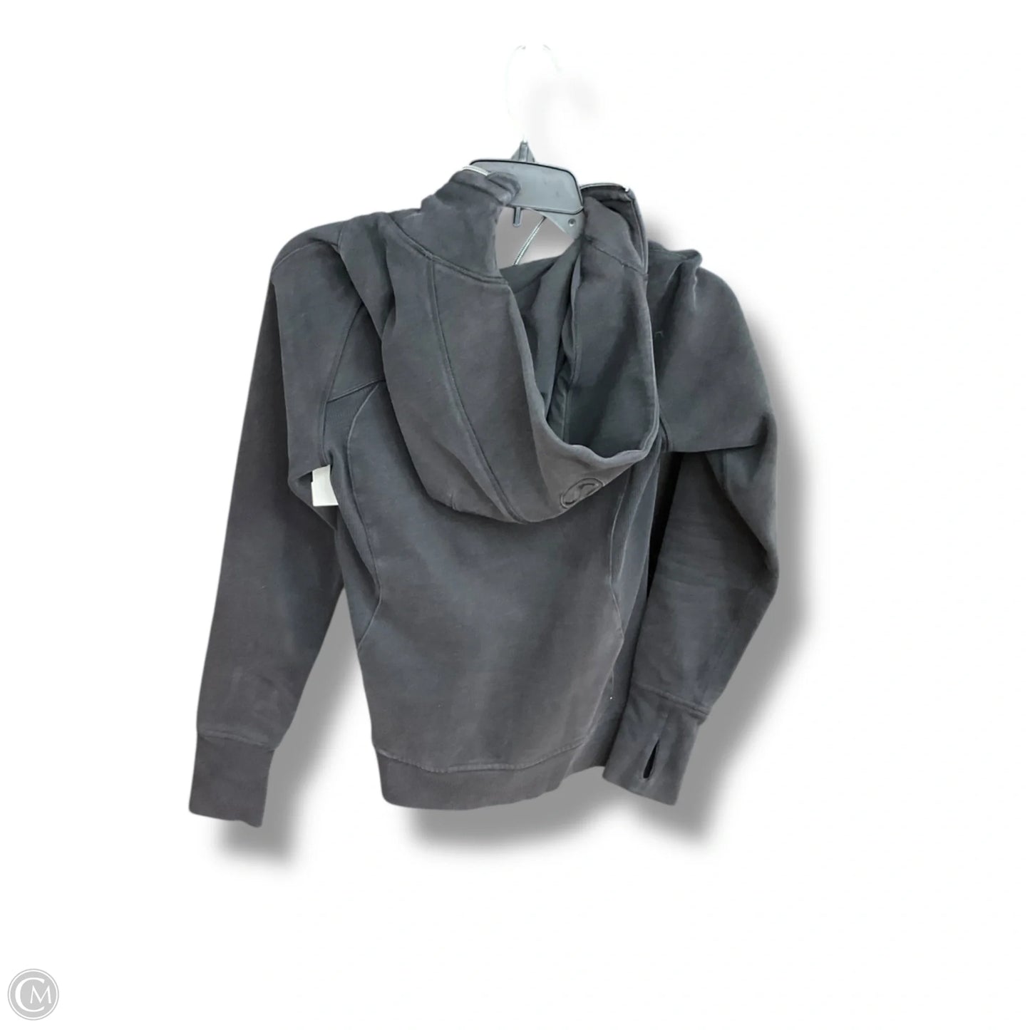 Athletic Jacket By Lululemon In Black, Size: 4