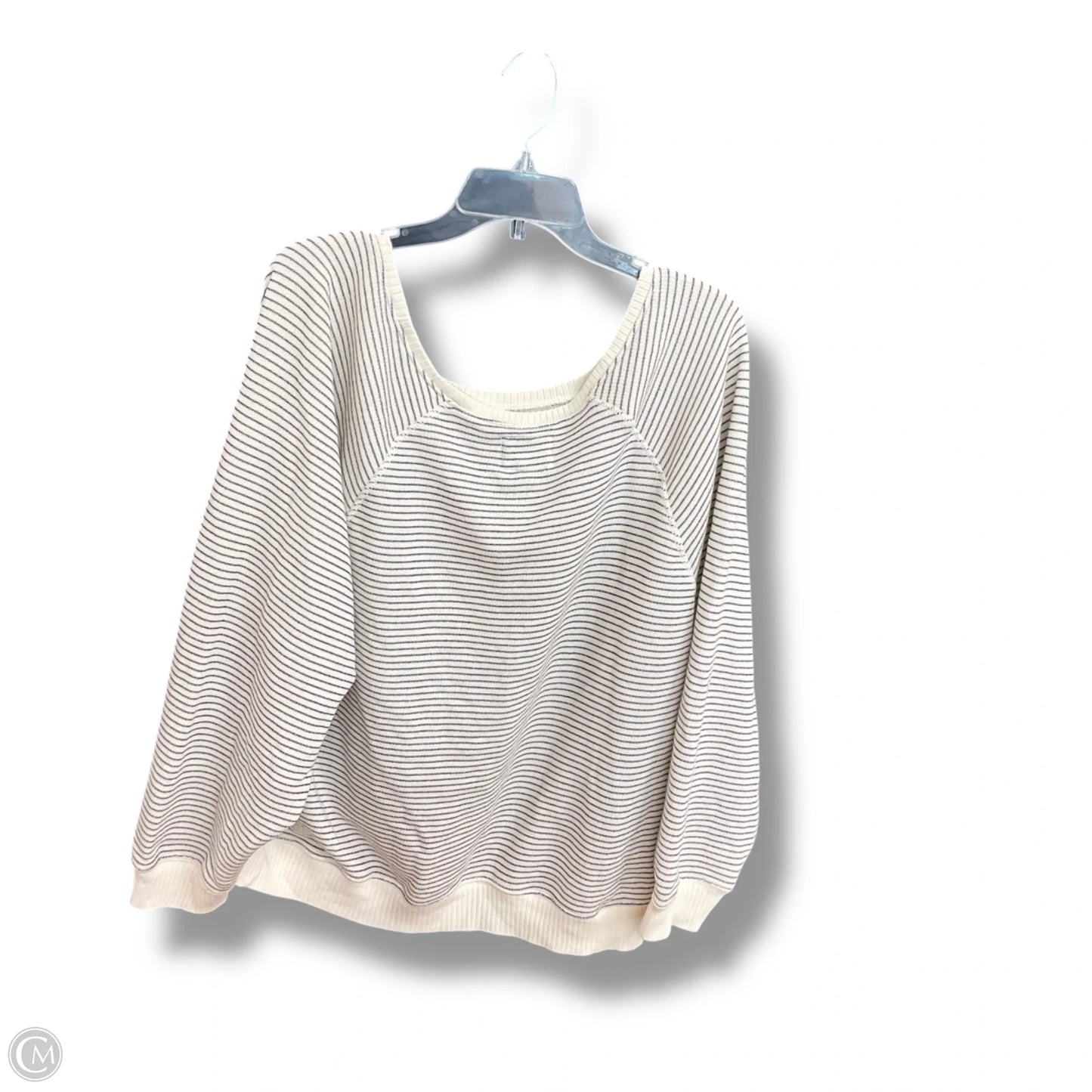 Top Long Sleeve By American Eagle In Striped Pattern, Size: Xl