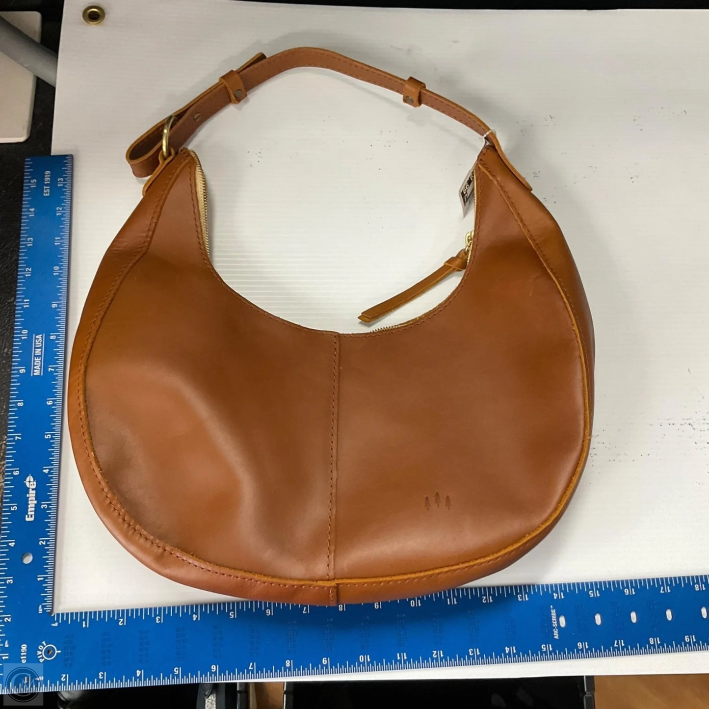 Handbag Leather By Portland Leather, Size: Large