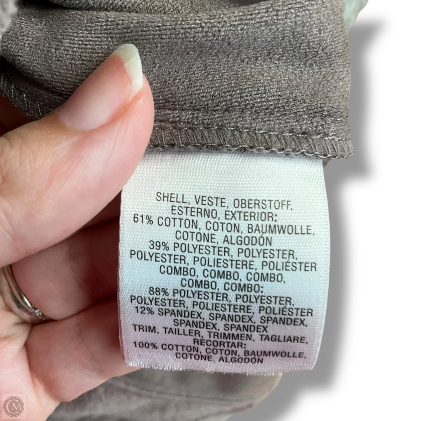 Sweatshirt Hoodie By Anthropologie In Grey, Size: S