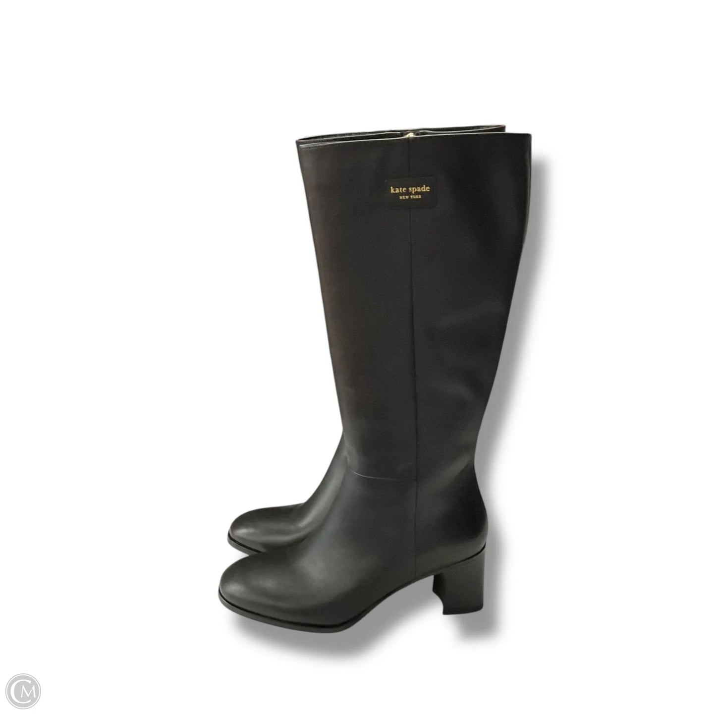Boots Designer By Kate Spade In Black, Size: 7.5