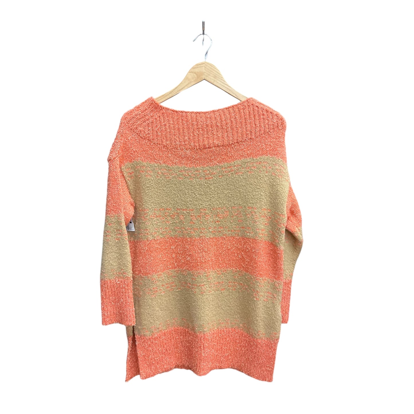 Sweater By Pilcro In Brown & Orange, Size: S