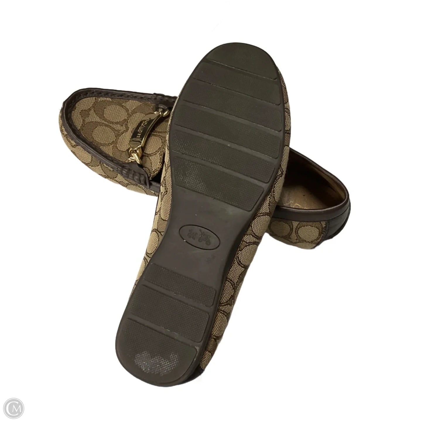 Shoes Designer By Coach In Tan, Size: 9.5