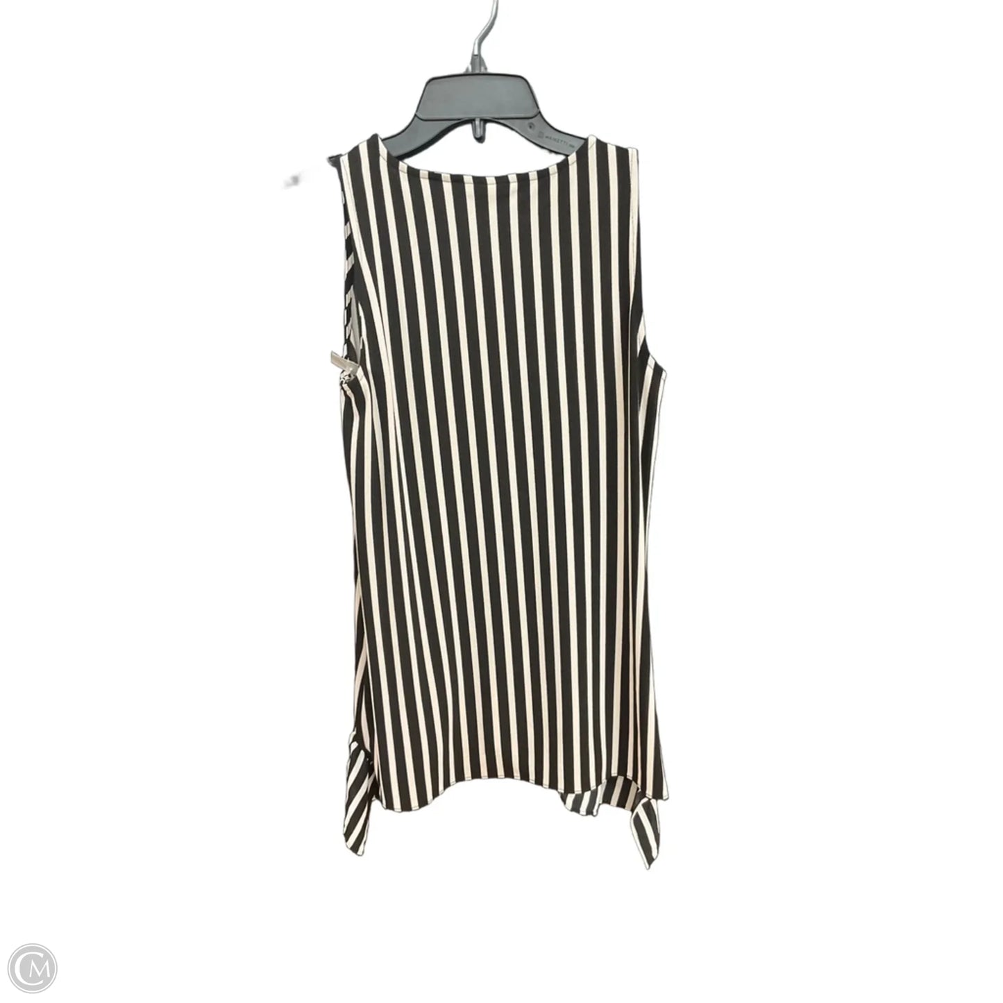 Top Sleeveless By Bar Iii In Striped Pattern, Size: M