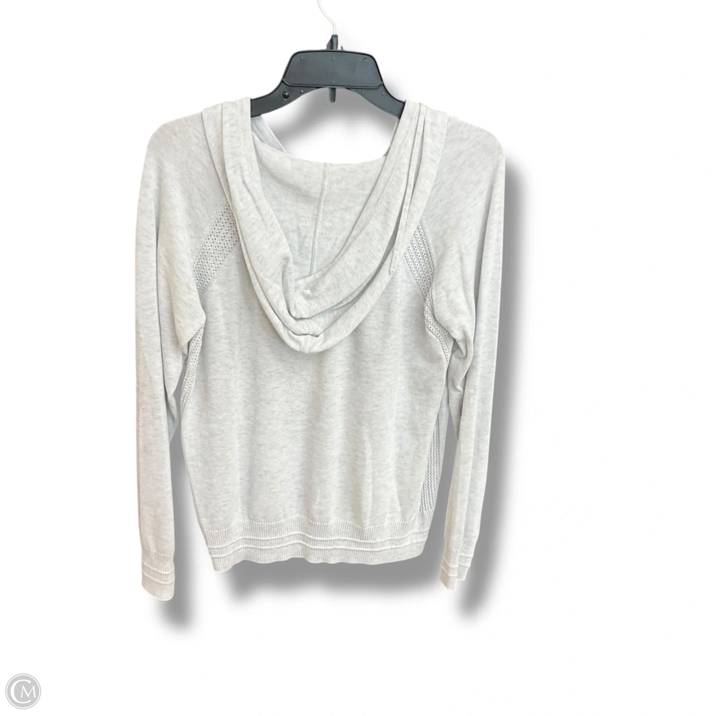 Athletic Top Long Sleeve Hoodie By Athleta In Grey, Size: S