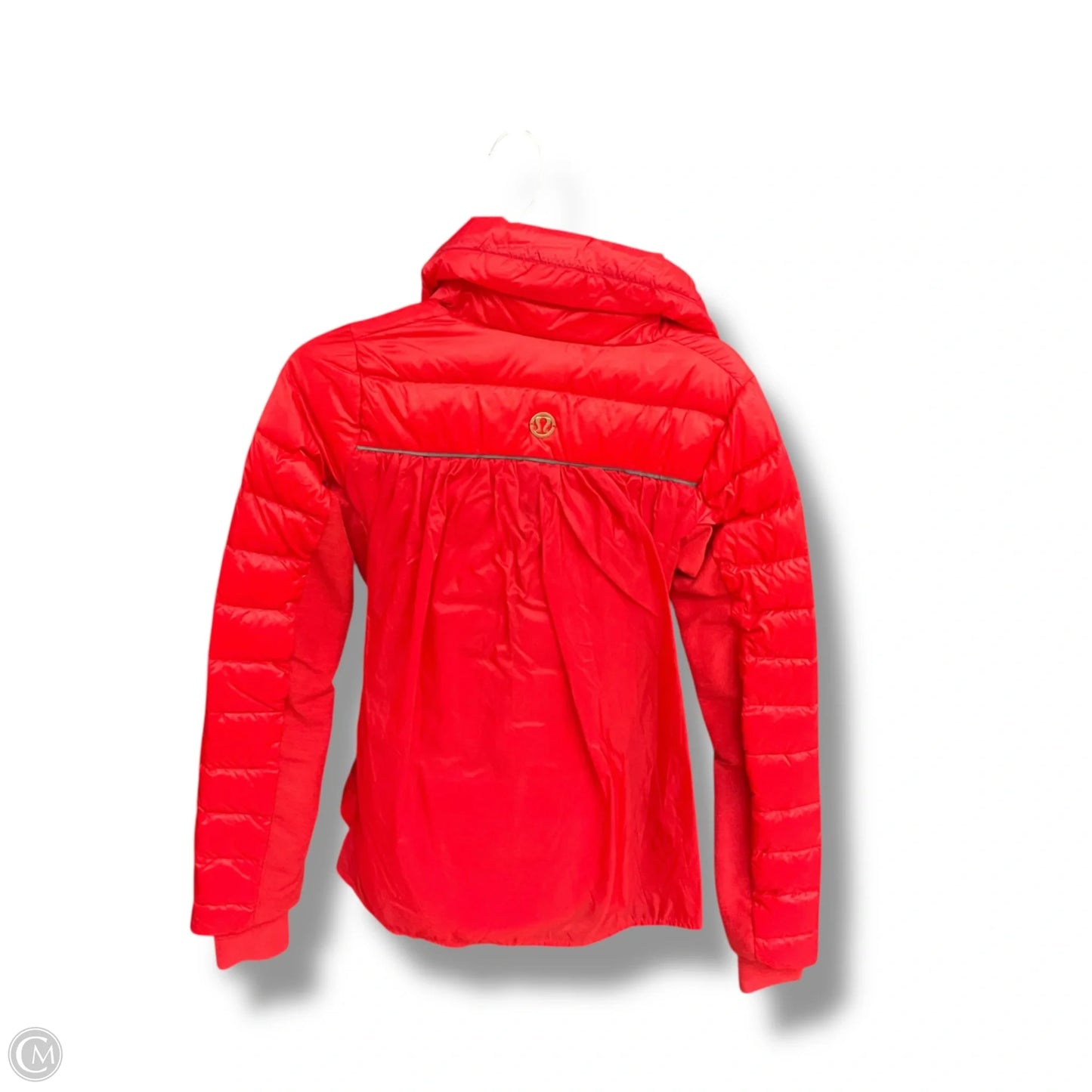 Athletic Jacket By Lululemon In Red, Size: S