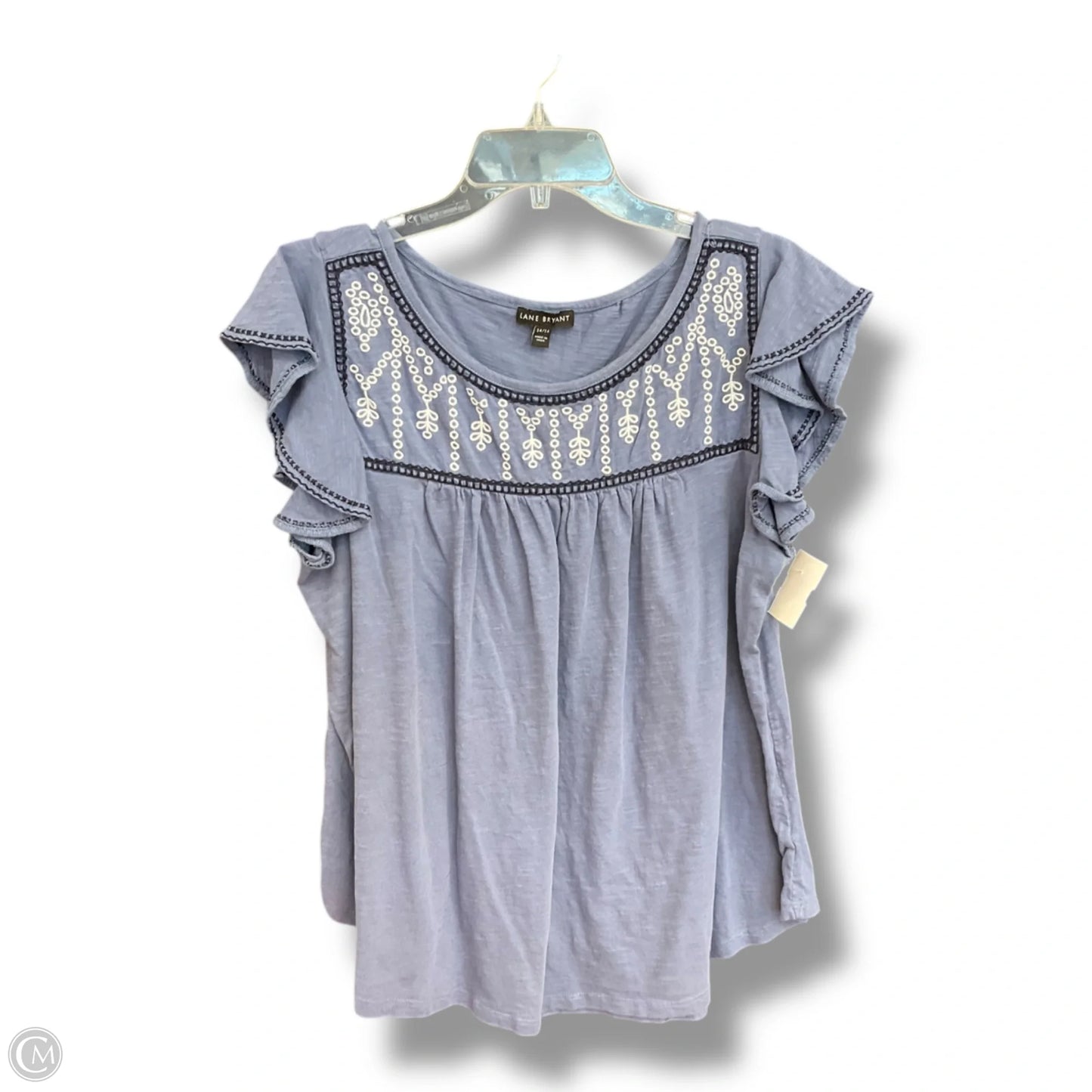 Top Sleeveless By Lane Bryant In Blue, Size: Xl