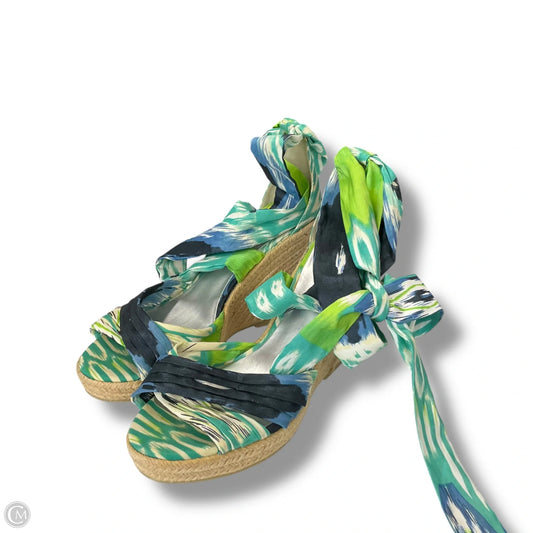 Sandals Heels Wedge By Impo In Multi-colored, Size: 10