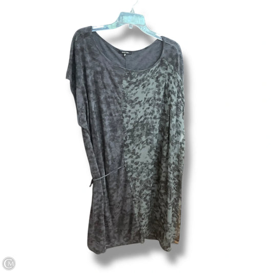 Dress Casual Short By Pas de Calais In Black & Grey, Size: S