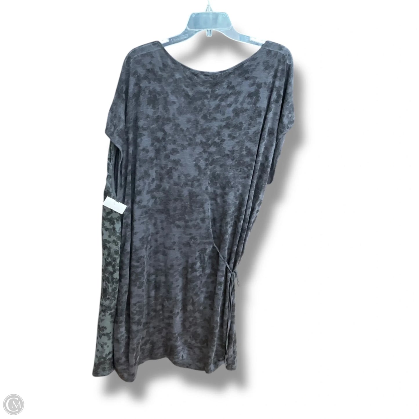 Dress Casual Short By Pas de Calais In Black & Grey, Size: S