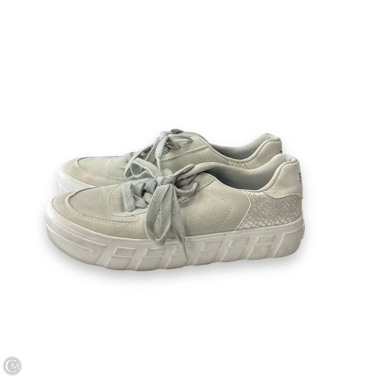Shoes Sneakers By Blowfish In Grey & White, Size: 8