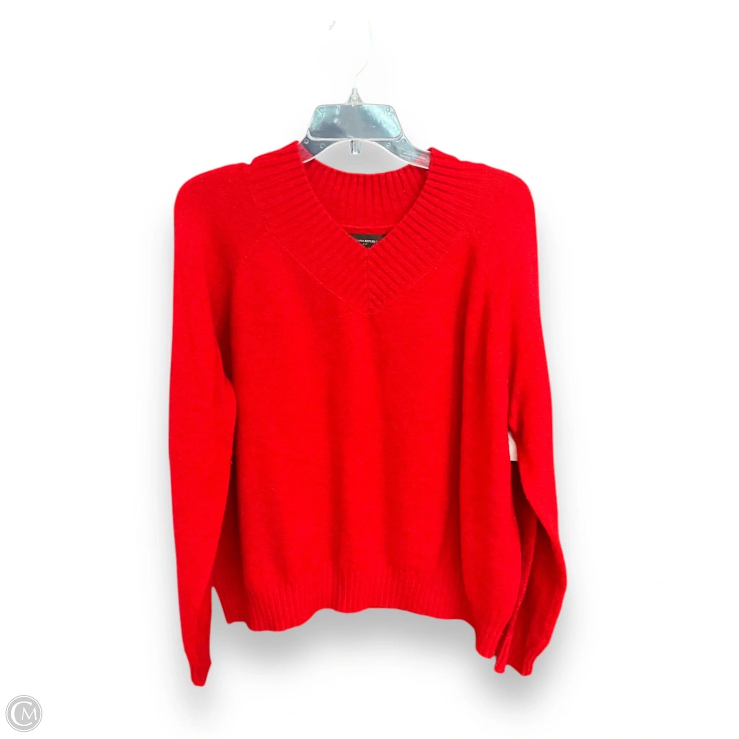 Sweater By Banana Republic In Red, Size: Xl