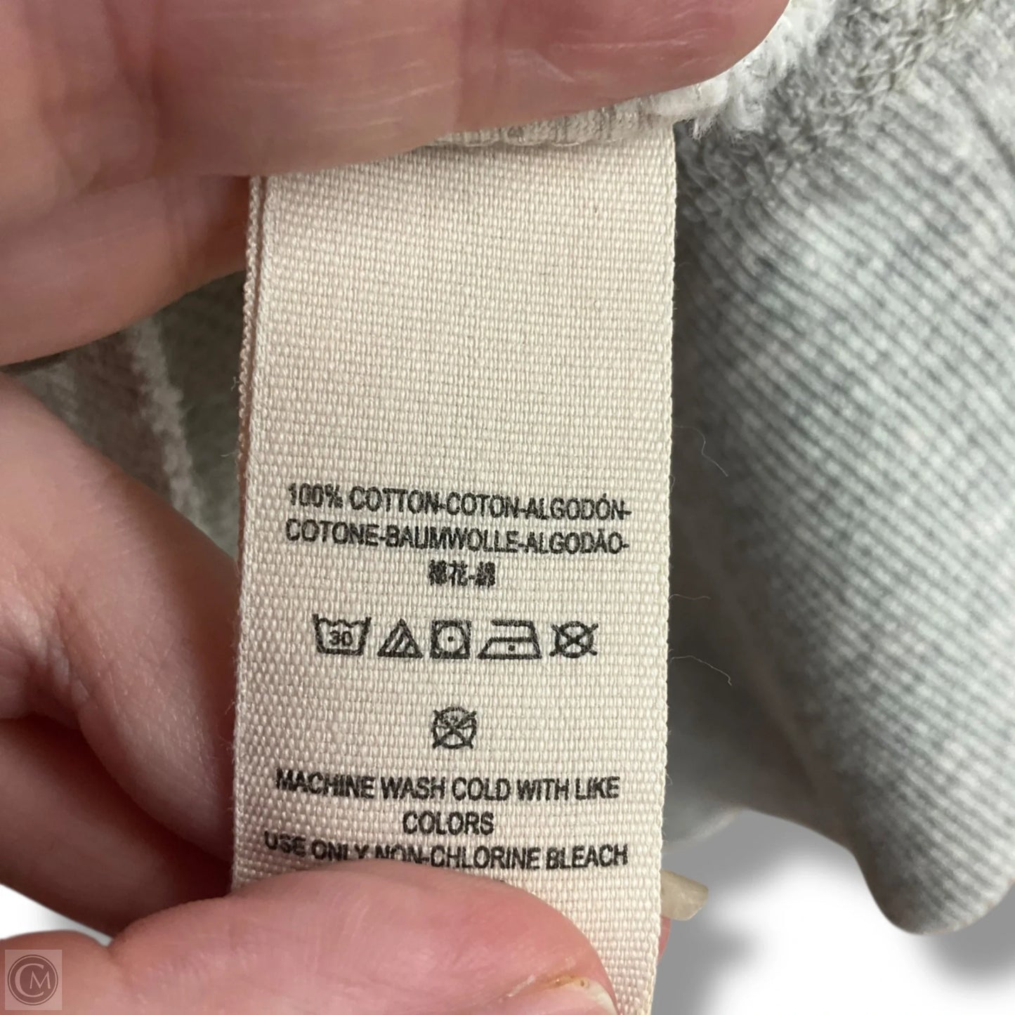Sweatshirt Hoodie By Free People In Grey, Size: Xs